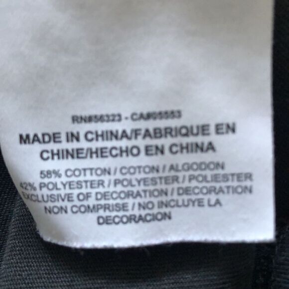 Nike Dri Fit Athletic Cut Cotton/Poly Swoosh Tee Shirt Large - Picture 8 of 9